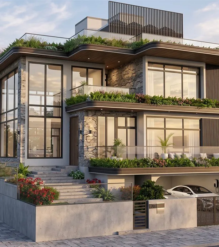 Modern Bungalow Architects in Bavdhan Pune